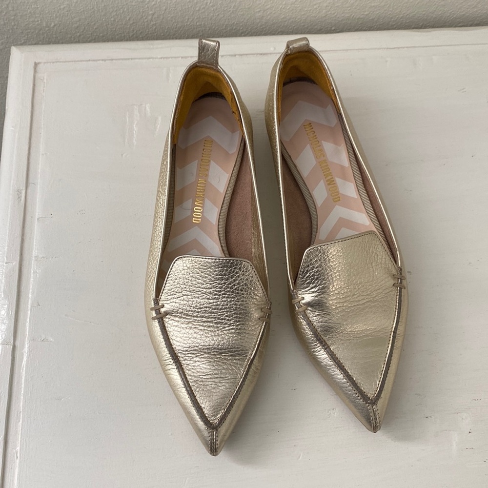 Nicholas Kirkwood - pointy loafers - size 5/35